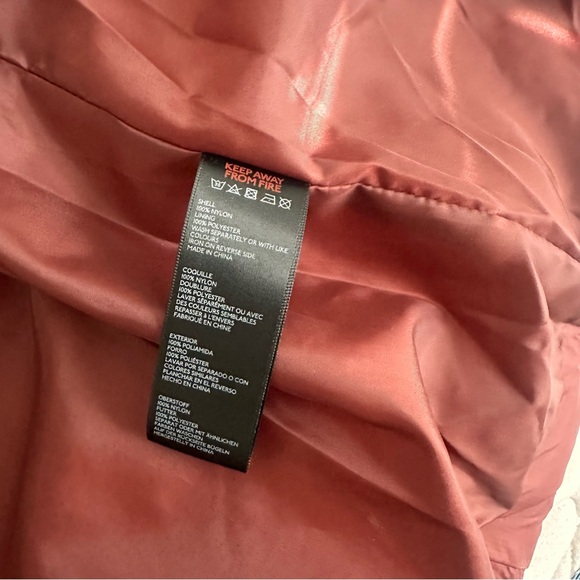 New Urban Outfitters Burgundy Lightweight puffer Jacket - Picture 11 of 14